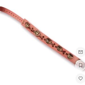 🖤🌸 Repop pink spiked leather collar 🌸🖤
